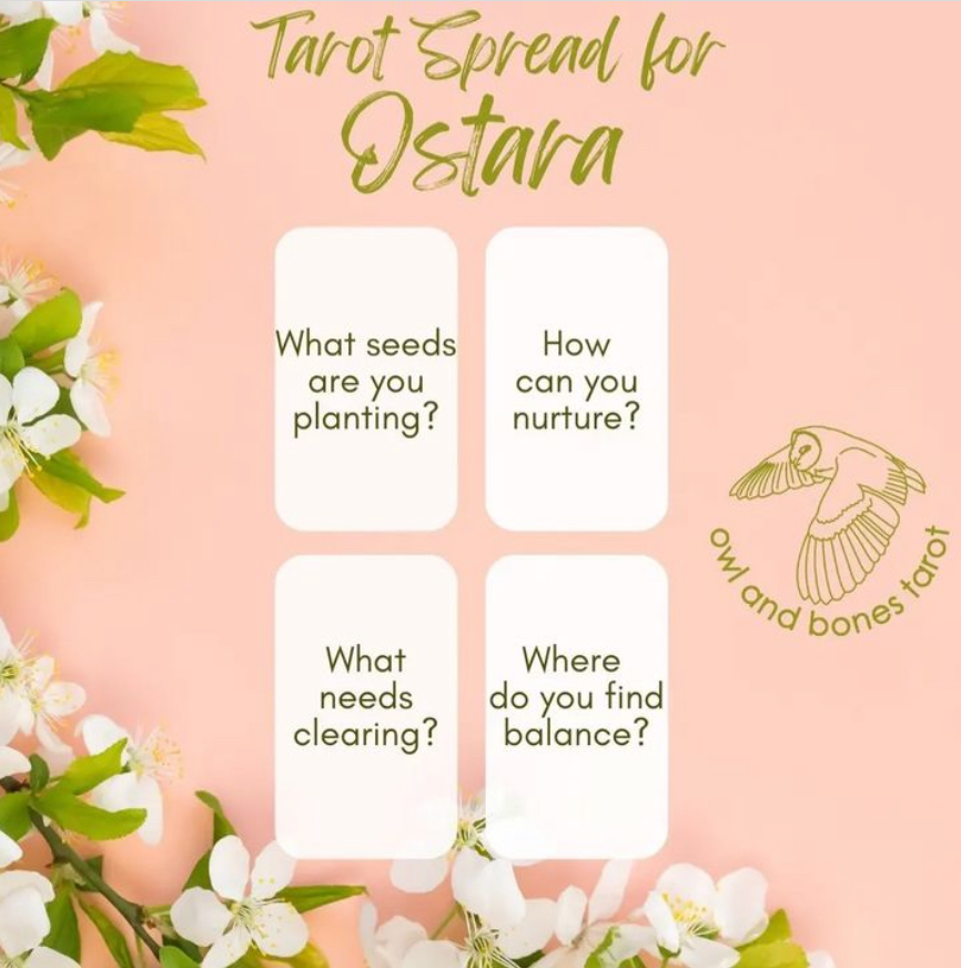 Seeds for ostara tarot spread 