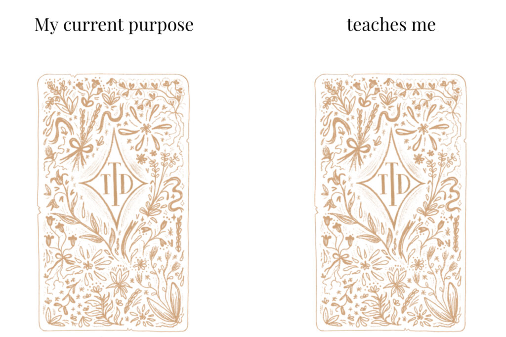 Tarot draw with two cards my purpose and teaches me